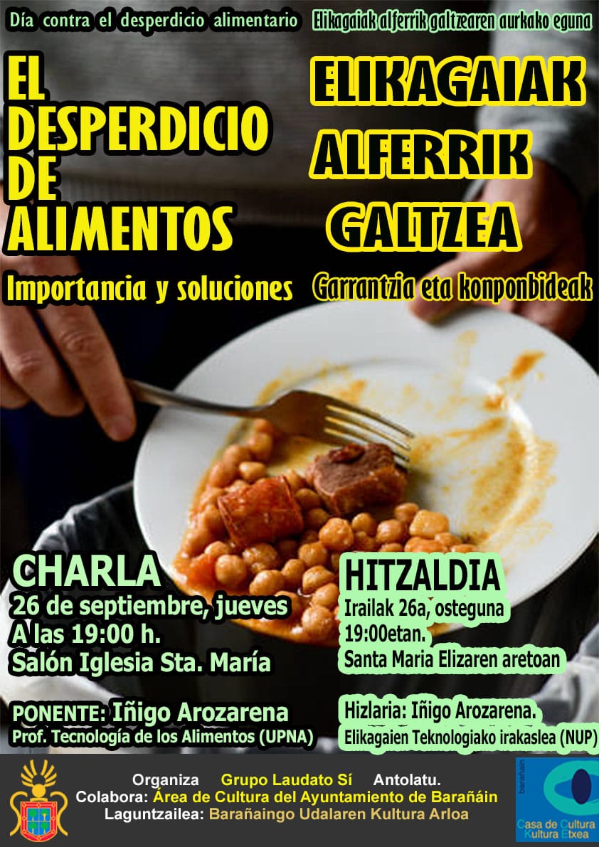 El desperdicio de alimentos. Importancia y soluciones